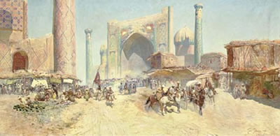 The Bazaar in Samarkand
