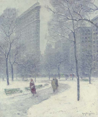 Madison Square, Flatiron Building, Winter
