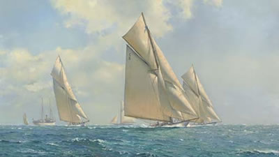 C class yachts racing by Richard Loud - Auction record, sale price, and art valuation. Compare with similar artists and explore comparable artworks.