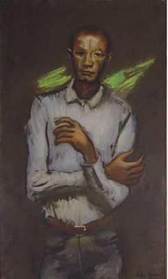 Portrait of John Wesley Carroll: Self-portrait