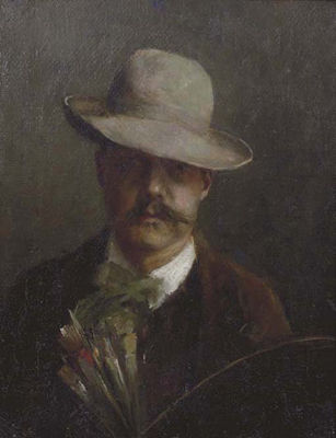Portrait of George Van Millett: Self-portrait