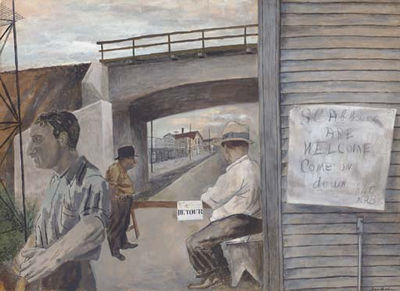 Sample artwork by Ben Shahn (1898 - 1969), known for social-realist painting, illustration, lithography, photography - View similar artists and auction records