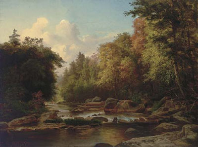 Stream by George Hetzel - Auction record, sale price, and art valuation. Compare with similar artists and explore comparable artworks.
