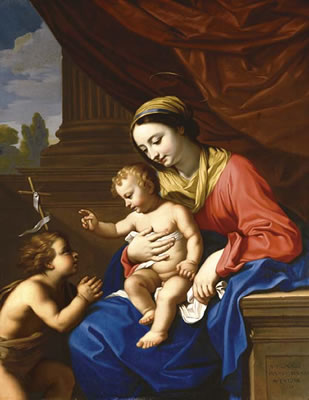 The Virgin and Child with Saint John the Baptist by Nicolas Mignard - Auction record, sale price, and art valuation. Compare with similar artists and explore comparable artworks.