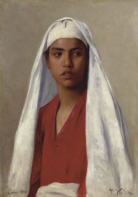 Portrait of a young Egyptian Girl