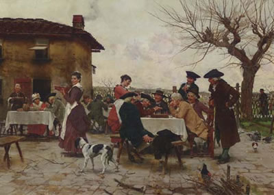 The Chess Players by Raffaello Sorbi - Auction record, sale price, and art valuation. Compare with similar artists and explore comparable artworks.
