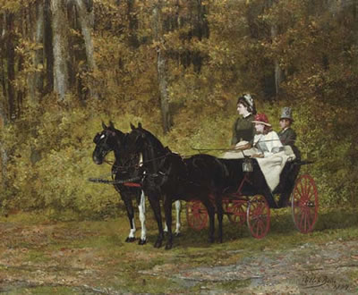 A Carriage Ride in the Forest