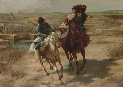 The Abduction by Eugene Eduard Ansen-Hofmann - Auction record, sale price, and art valuation. Compare with similar artists and explore comparable artworks.