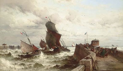 Ships entering a Port in a Storm