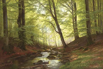 A Stream in a Forest by Christian Zacho - Auction record, sale price, and art valuation. Compare with similar artists and explore comparable artworks.