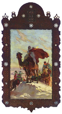 Sample artwork by Manning De Villeneuve Lee (1894 - 1980), known for history and adventure painting, children's book and periodical illustration - View similar artists and auction records