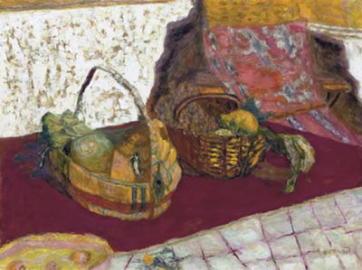 Deux corbeilles de fruits