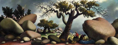Study for Boulders of Avila by Peter Blume - Auction record, sale price, and art valuation. Compare with similar artists and explore comparable artworks.