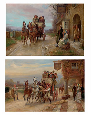 Setting out; and Onward bound by John Sanderson-Wells - Auction record, sale price, and art valuation. Compare with similar artists and explore comparable artworks.