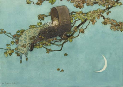 Hush a Bye Baby on the tree top... by Katherine Cameron - Auction record, sale price, and art valuation. Compare with similar artists and explore comparable artworks.