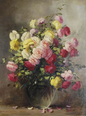 Still life of roses