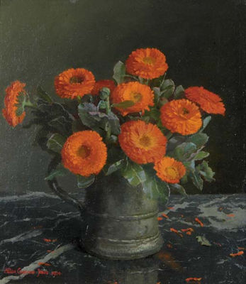 Flowers in a tankard