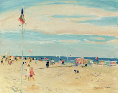 Le matin au Canet by Gaston Sebire - Auction record, sale price, and art valuation. Compare with similar artists and explore comparable artworks.