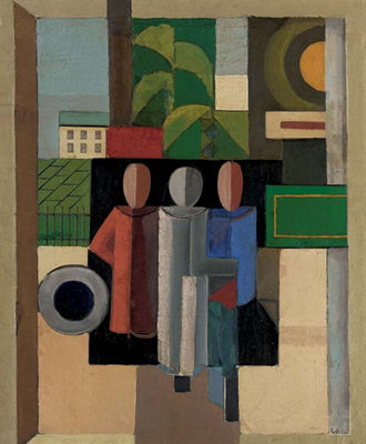Landscape with Three Figures
