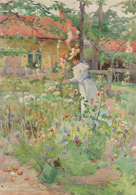 Lady in the Garden