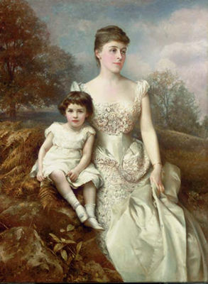 Portrait of Mrs. Drury Percy Wormald and her Son