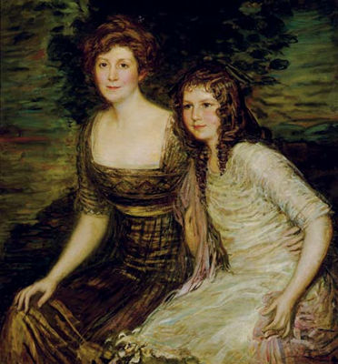 Portrait of the Wife and Daughter of the Governor of Louisiana