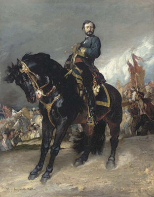 Study for Arrivé du Général Prim devant Madrid