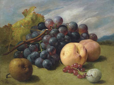 Still Life with Fruit in a Basket; Still Life with Fruit