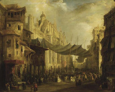 A Procession around the Cathedral of Seville