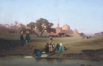 A Village along the Nile near Cairo