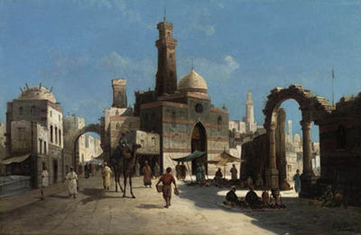 A Street Scene in the Levant by August von Siegen - Auction record, sale price, and art valuation. Compare with similar artists and explore comparable artworks.