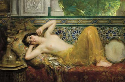 Odalisque au Narghilé by Leon François Comerre - Auction record, sale price, and art valuation. Compare with similar artists and explore comparable artworks.