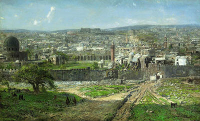 Sample artwork by Pierre Tetar Van Elven (1828 - 1908), known for watercolor and oil genre and urban scene painting - View similar artists and auction records