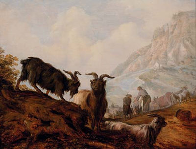 Peasants and goats in a mountainous landscape by Jacobus Sibrandi Mancadan - Auction record, sale price, and art valuation. Compare with similar artists and explore comparable artworks.