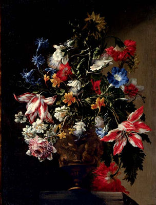 Sample artwork by Mario Nuzzi (1603 - 1673), known for still life painting - View similar artists and auction records