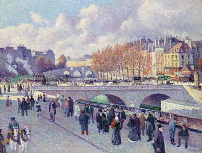 La Seine au pont Saint-Michel