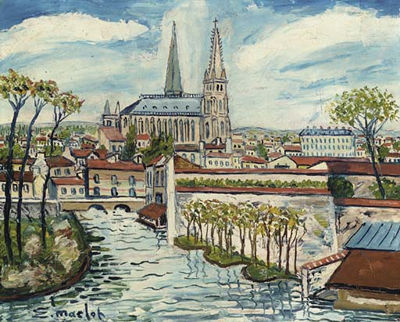 Chartres. La cathedrale et la basse ville by Elisee Maclet - Auction record, sale price, and art valuation. Compare with similar artists and explore comparable artworks.