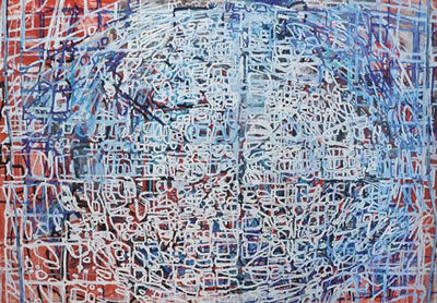 Sample artwork by Terry Winters (Born 1949), known for mod-biotic expression, abstraction, printmaking, collage - View similar artists and auction records