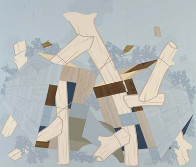 Sample artwork by Kevin Appel (Born 1967), known for large scape abstract painting on photographs, teaching - View similar artists and auction records