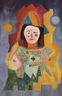 Portrait of Alice Marie Yvonne Philppot Rahon: Self-portrait