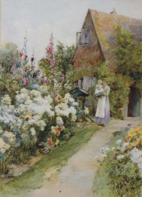 Sample artwork by John Edward Goodall (1853 - 1929), known for figure, portrait and landscape painting - View similar artists and auction records