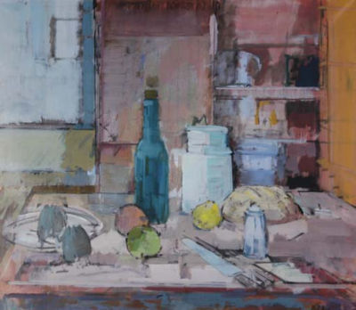 Still Life with Bread and Fruit by John Heliker - Auction record, sale price, and art valuation. Compare with similar artists and explore comparable artworks.