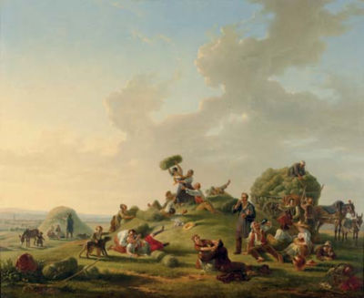 The debauchery after the harvest