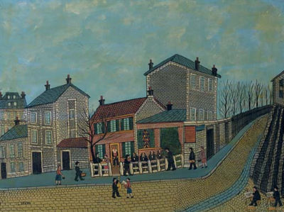 Paris Montmartre, Cabaret Lapin Agile by Louis Vivin - Auction record, sale price, and art valuation. Compare with similar artists and explore comparable artworks.