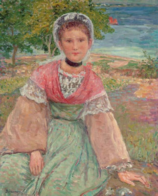 Jeune bretonne by Emile Alfred Dezaunay - Auction record, sale price, and art valuation. Compare with similar artists and explore comparable artworks.