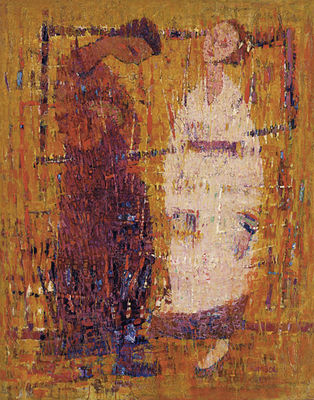 Untitled (Two figures) by Heung Sou Kim - Auction record, sale price, and art valuation. Compare with similar artists and explore comparable artworks.