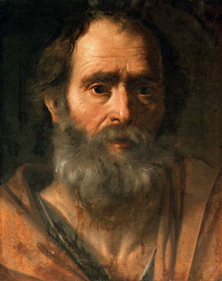 Portrait of a bearded man as an Apostle (Saint Peter?)