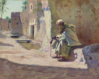 In the Shade, Biskra by Charles Theriat - Auction record, sale price, and art valuation. Compare with similar artists and explore comparable artworks.