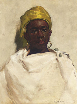 Portrait of a Moroccan Youth by Theodore Wendel - Auction record, sale price, and art valuation. Compare with similar artists and explore comparable artworks.