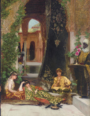 Harem Women by Benjamin Constant - Auction record, sale price, and art valuation. Compare with similar artists and explore comparable artworks.